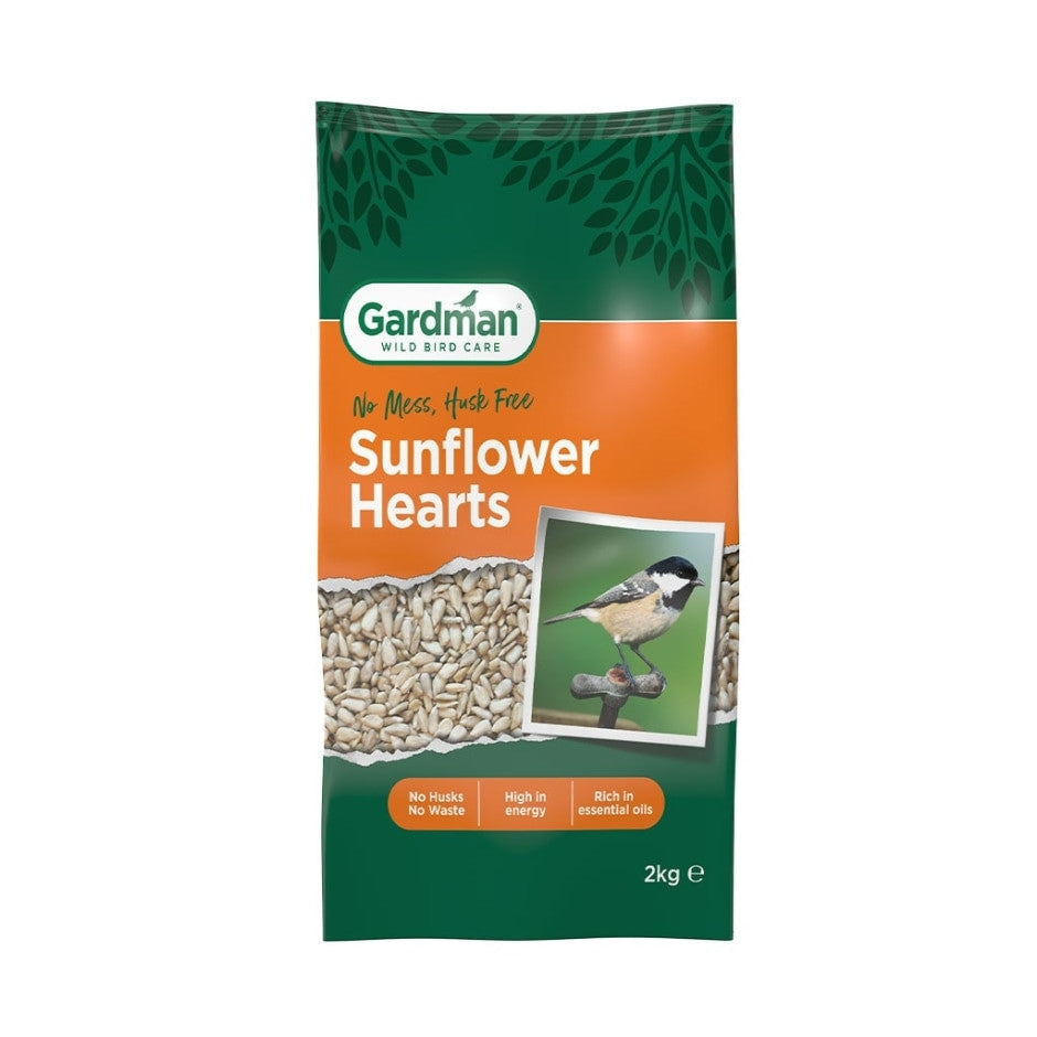 Gardman Sunflower Hearts 2kg - 4kg