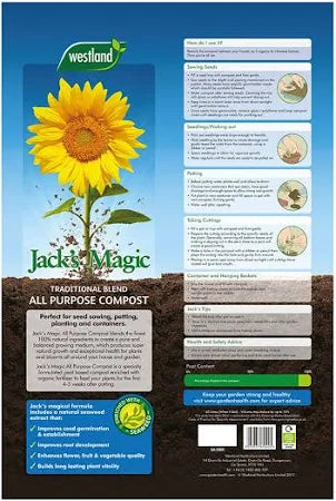 Westland Jack's Magic Improved Multi Purpose Compost 50 Litre