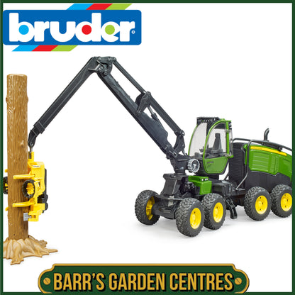 BRUDER John Deere 1270G harvester with one tree trunk