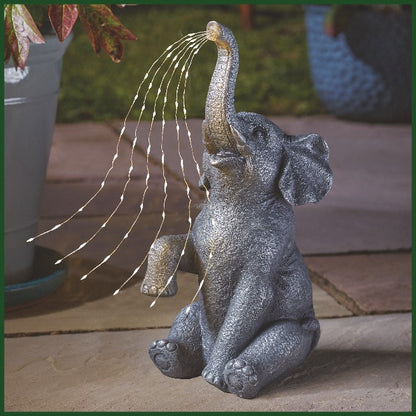 Jumbo Jet Light up Garden Ornament