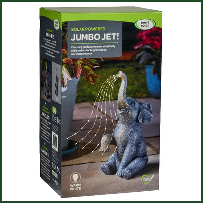 Jumbo Jet Light up Garden Ornament