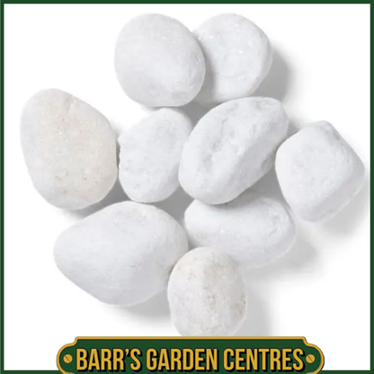 Dover White 50 - 70mm White Cobbles
