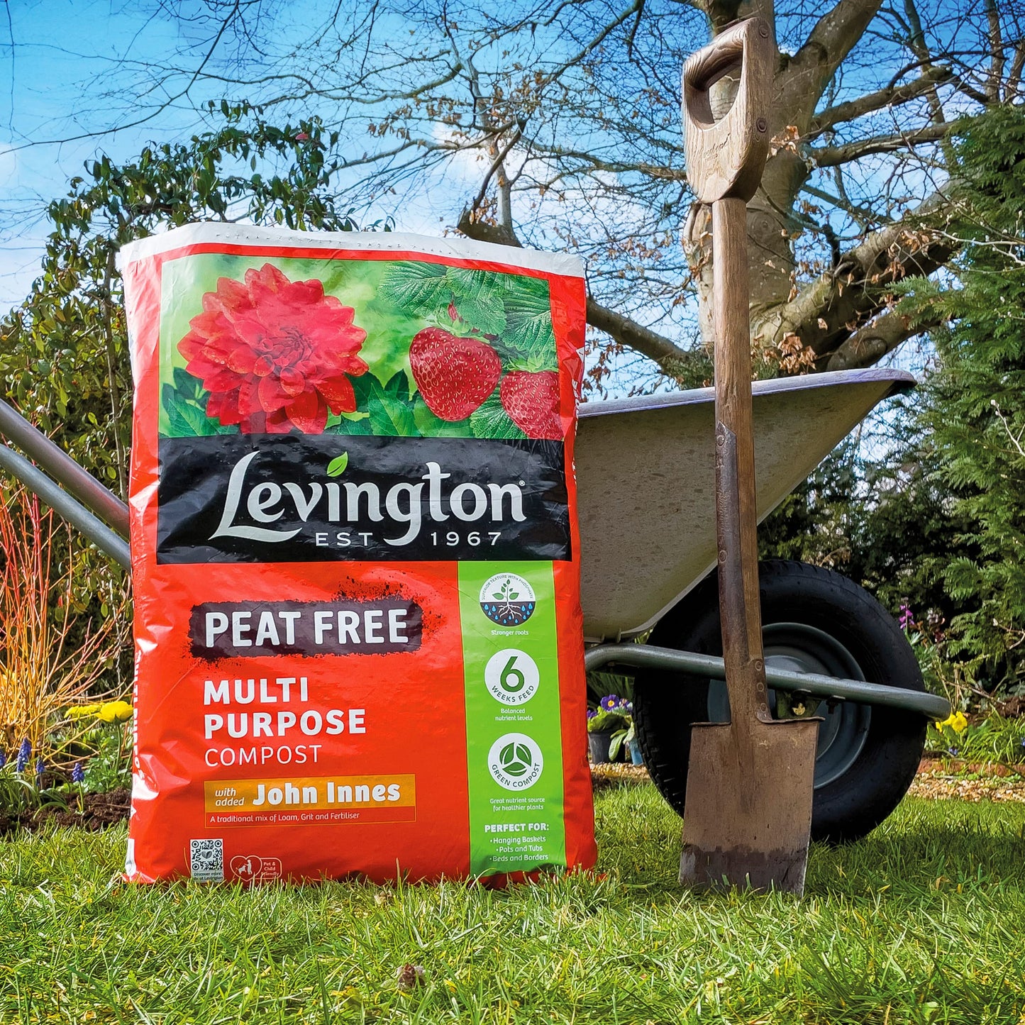 Levington® Peat Free Multi Purpose with added John Innes 40 Litre Compost