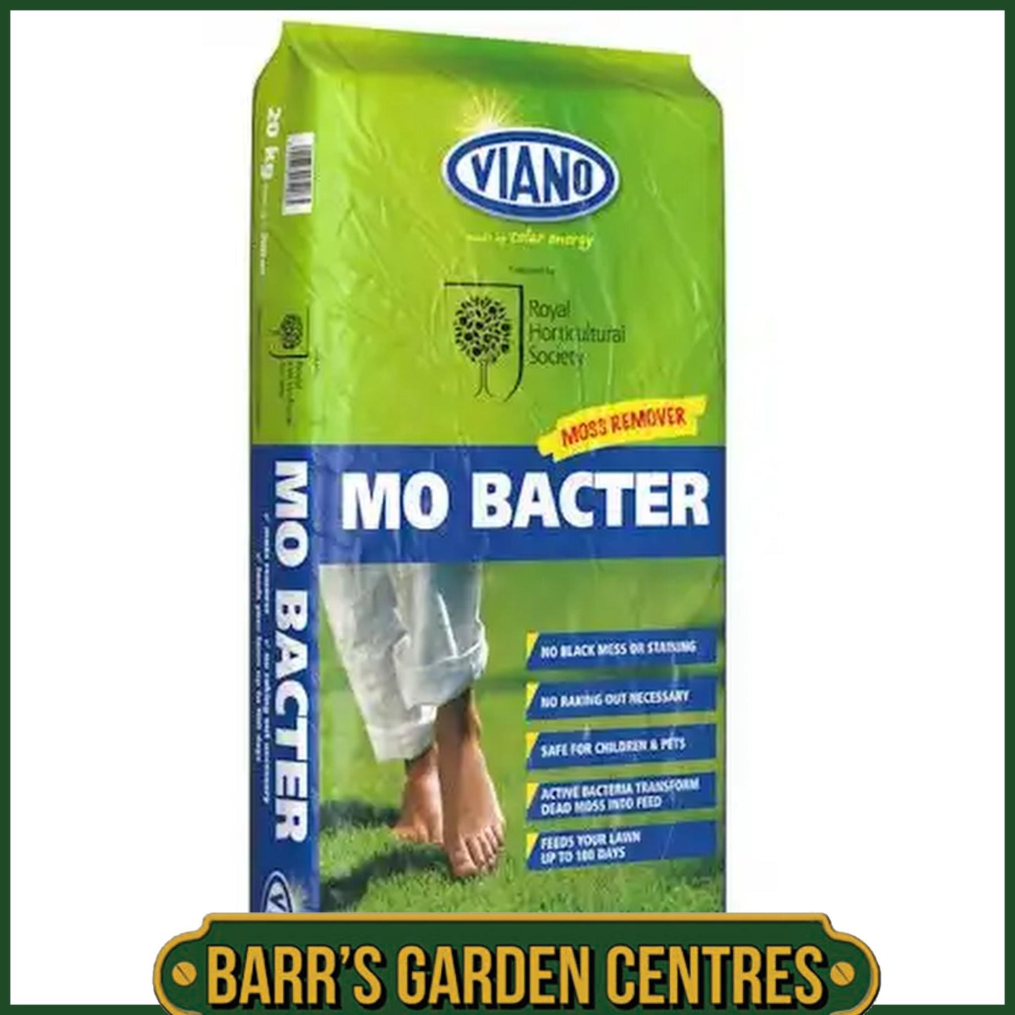 Viano MO Bacter Organic Lawn Fertiliser - 20kg