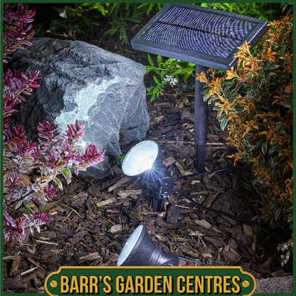 10PK Solar Powered MULTISPOT Spotlights