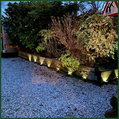 10PK Solar Powered MULTISPOT Spotlights