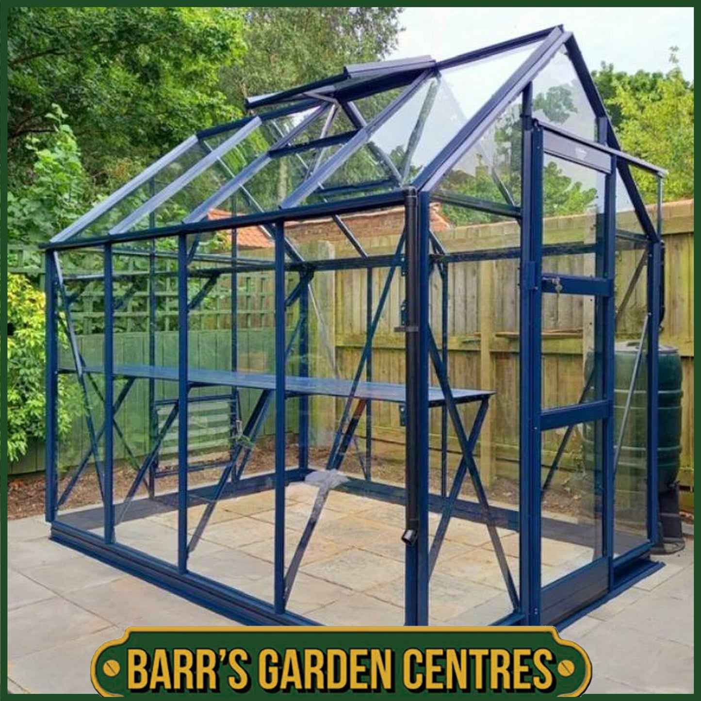 SPECIAL PACKAGE DEAL - WITH 3mm HORTICULTURAL GLASS - HIGH EAVE 6'3" WIDE ELITE GREENHOUSE
