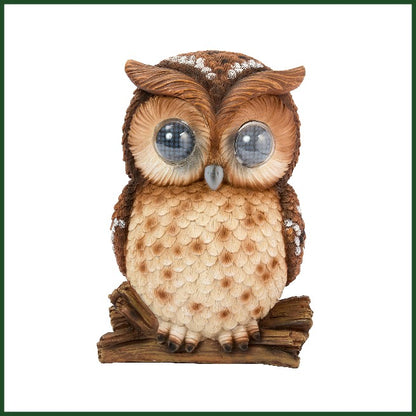 Blinkin' Owl Light up Garden Ornament