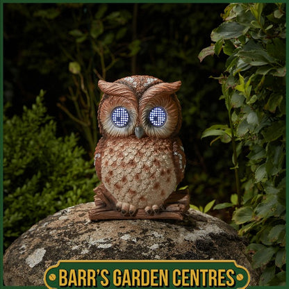 Blinkin' Owl Light up Garden Ornament