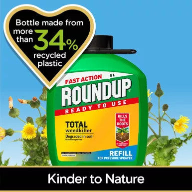 Roundup® Fast Action Ready to Use Weedkiller Pump ‘n Go 5 litres refill