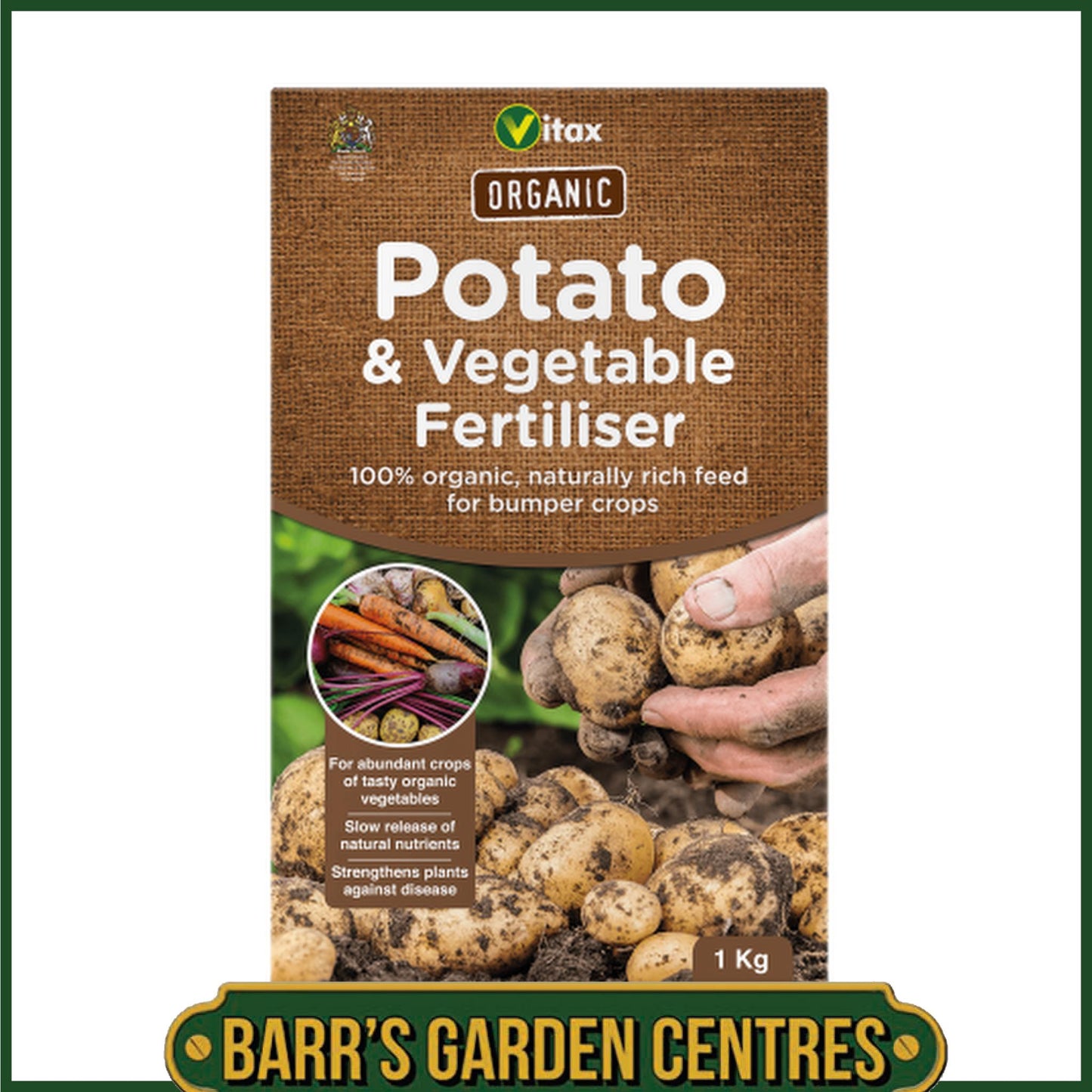 Vitax Organic Potato and Vegetable Fertiliser 1kg