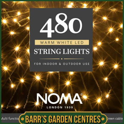 Noma 120-2000 Multi-action String Lights - Warm White