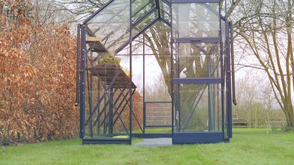 SPECIAL PACKAGE DEAL - WITH 3mm HORTICULTURAL GLASS - HIGH EAVE 6'3" WIDE ELITE GREENHOUSE