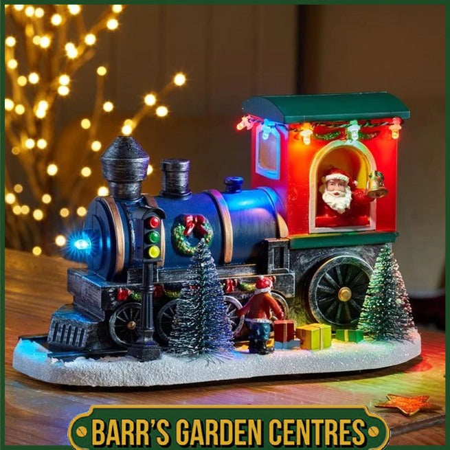 Three Kings Santa's Express SnowScene