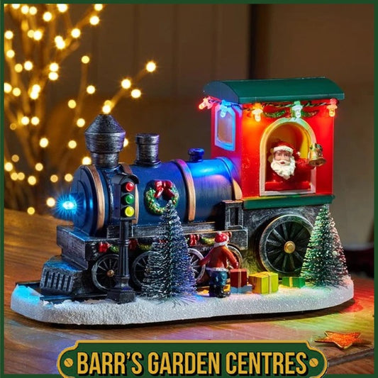 Three Kings Santa's Express SnowScene