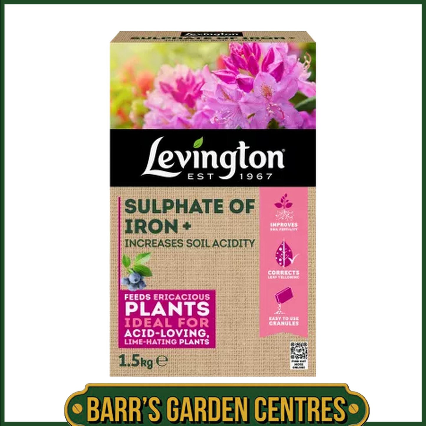 Levington® Sulphate of Iron+ 1.5kg