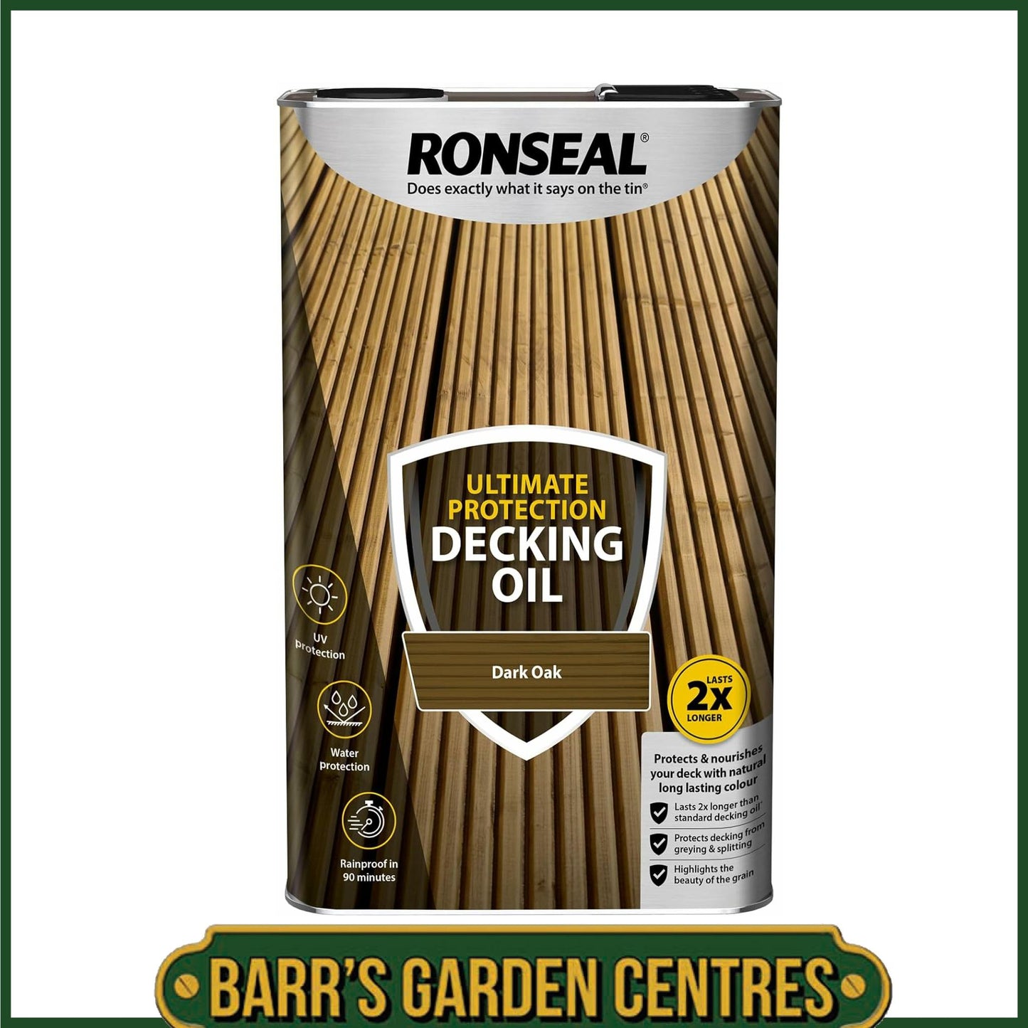 Ronseal Ultimate Protection Decking Oil Dark Oak 5L