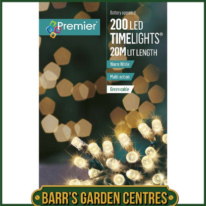 Premier 50-200 Battery String Lights - Warm White