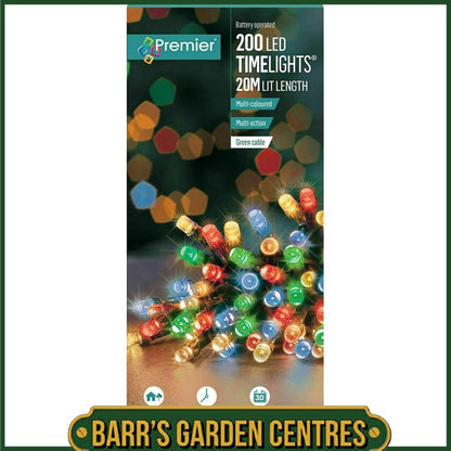 Premier 50-200 Battery String Lights - MultiColour