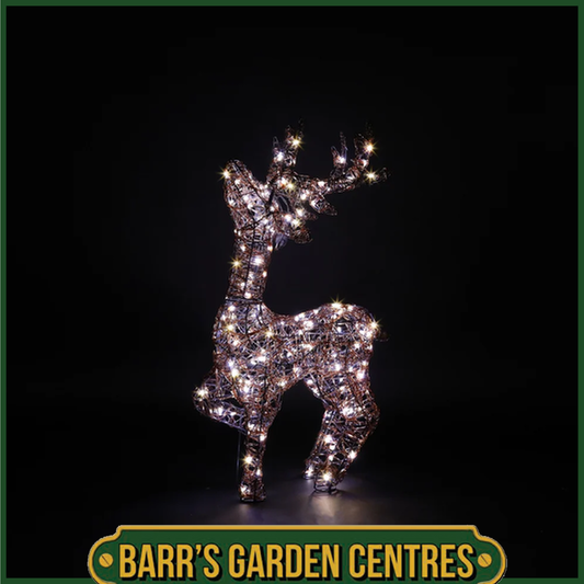 Noma 70cm Copper Acrylic Tatton Standing Stag With Wire Antlers
