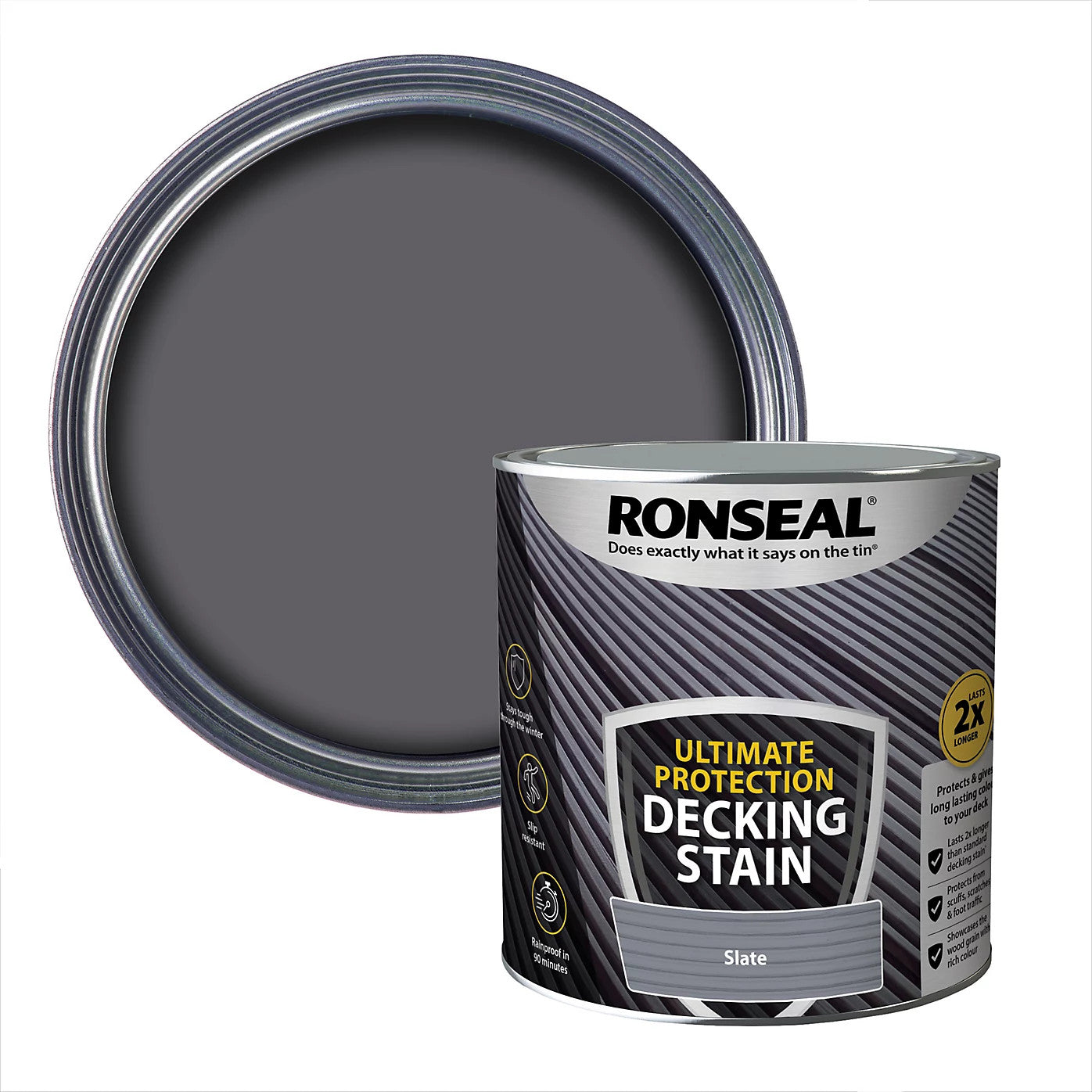 Ronseal Ultimate Protection Decking Stain Slate 2.5L