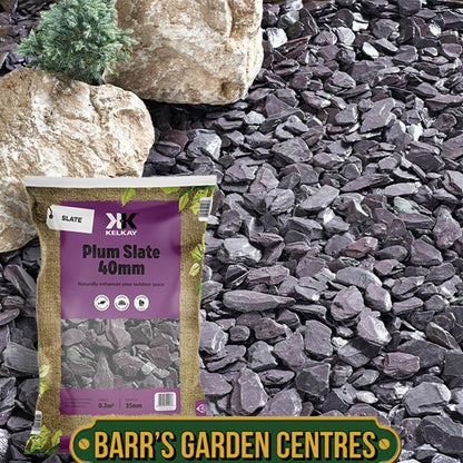 Plum Slate 40mm