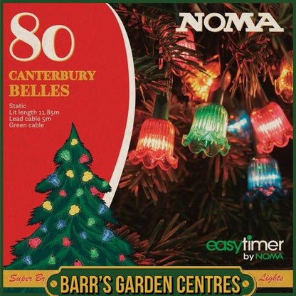 Noma 80 LED Classic Canterbury Belle Multicolour Lights