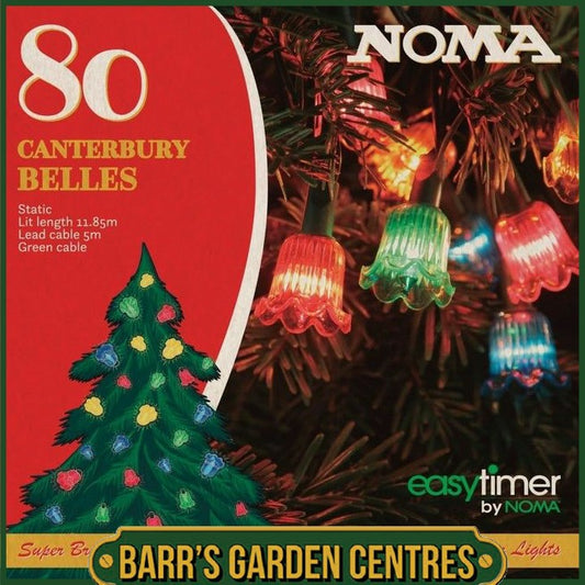 Noma 80 LED Classic Canterbury Belle Multicolour Lights