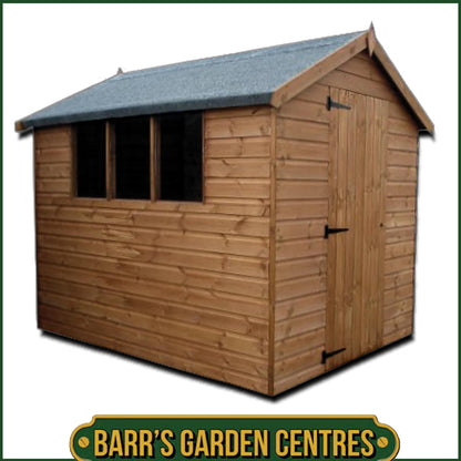 Standard Apex Shed 12mm Cladding - Delivered Flat Packed