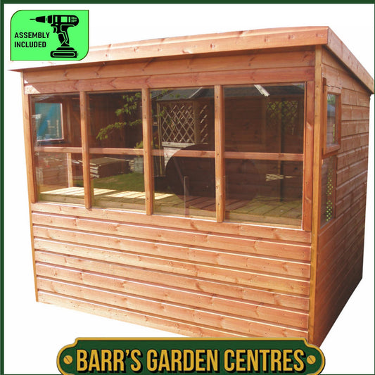 Sunflower Potting Shed 12mm/18mm Cladding - Delivered & Professionally Assembled (Includes Bearers)