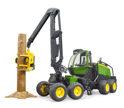 BRUDER John Deere 1270G harvester with one tree trunk