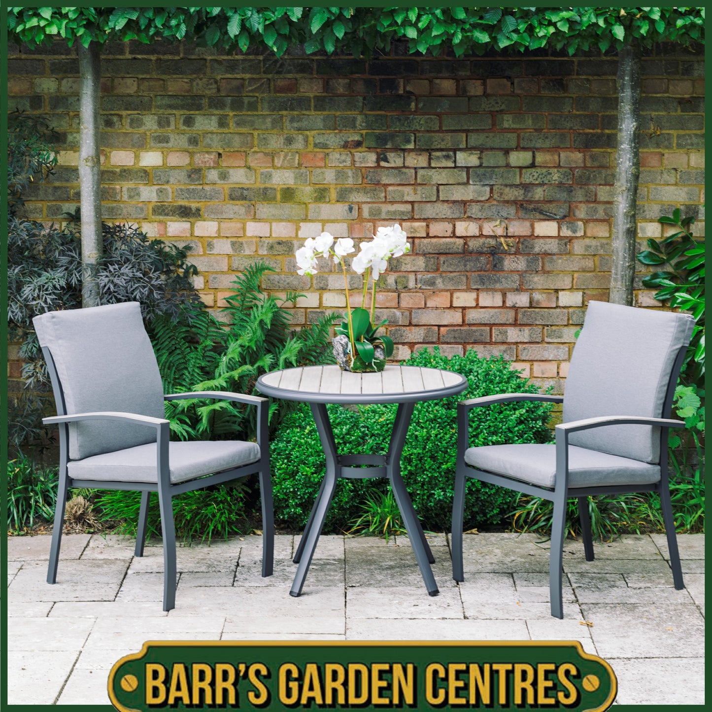 Turin Aluminium Bistro Set