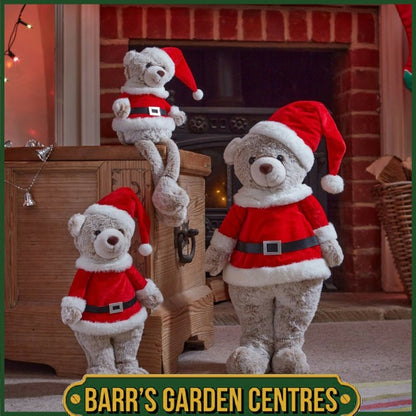 Three Kings Plush Teddy Santa