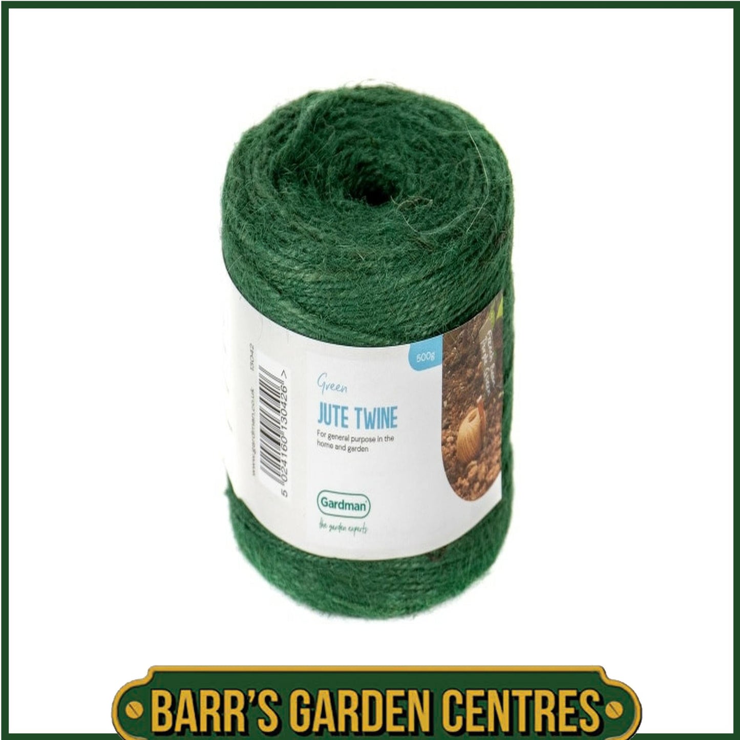 Gardman 500g Green Jute Twine