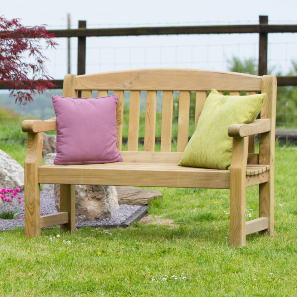 Emily 2 Seater Garden Bench (4ft)