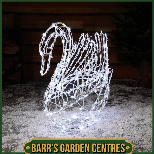 NOMA 60cm Serpentine Swan White Wire