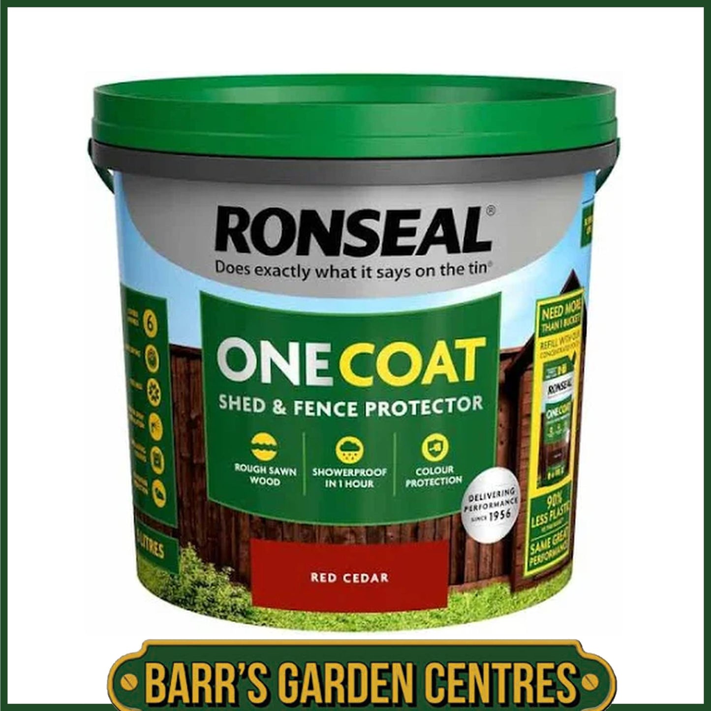 Ronseal Red Cedar One Coat Shed & Fence Protector 5L