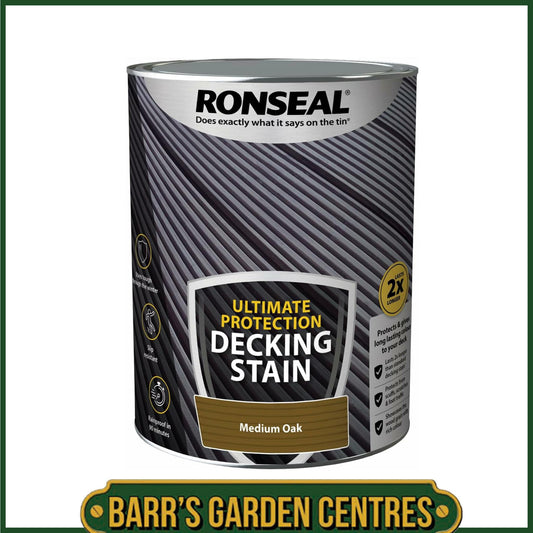 Ronseal Ultimate Protection Decking Stain Medium Oak 2.5L