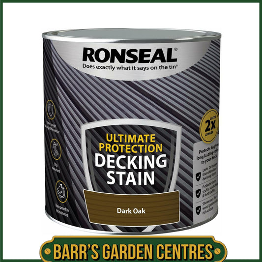 Ronseal Ultimate Protection Decking Stain Dark Oak 2.5L