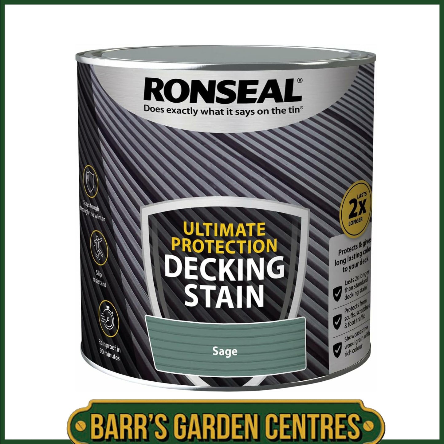 Ronseal Ultimate Protection Decking Stain Sage 2.5L