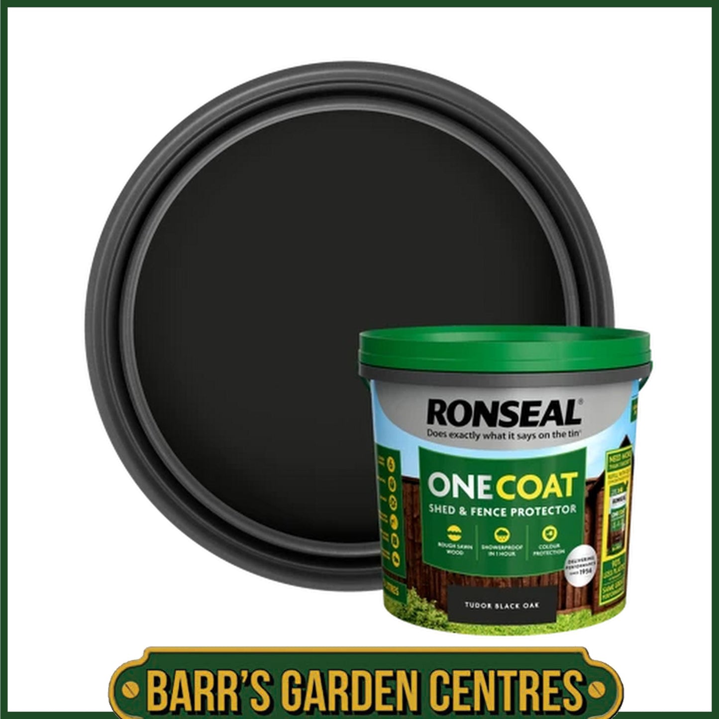 Ronseal Tudor Black Oak Coat Shed & Fence Protector 5L