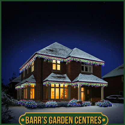 Premier 300 - 1000 Multi Colour LED Frosted Cap Icicles