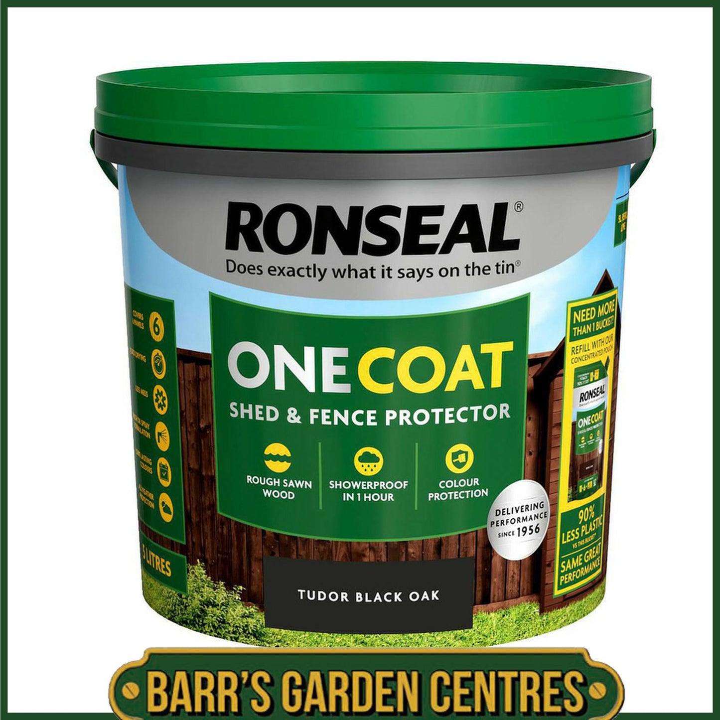 Ronseal Tudor Black Oak Coat Shed & Fence Protector 5L