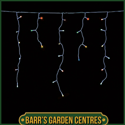 Premier 300 - 1000 Multi Colour LED Frosted Cap Icicles
