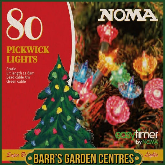 Noma 80 LED Classic Pickwick Multicolour Lights