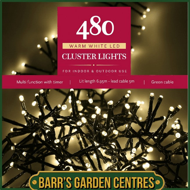 Noma 480 - 1500 Warm White Cluster Lights