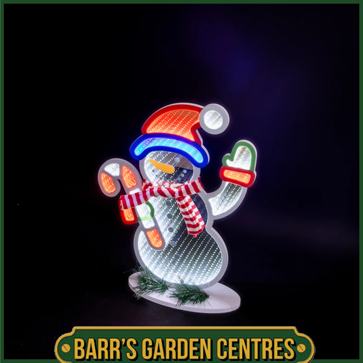Noma Snowman With Scarf Infinity Light