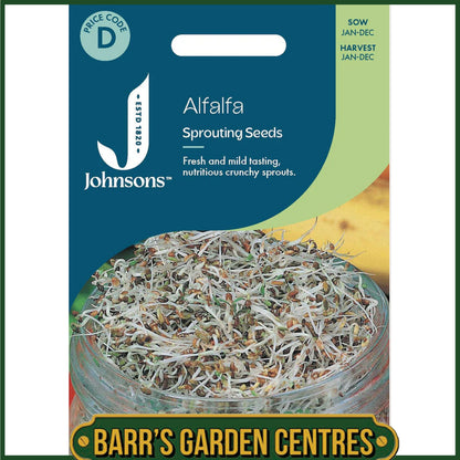 Johnsons - Alfalfa Sprouting Seeds - 25g Seeds