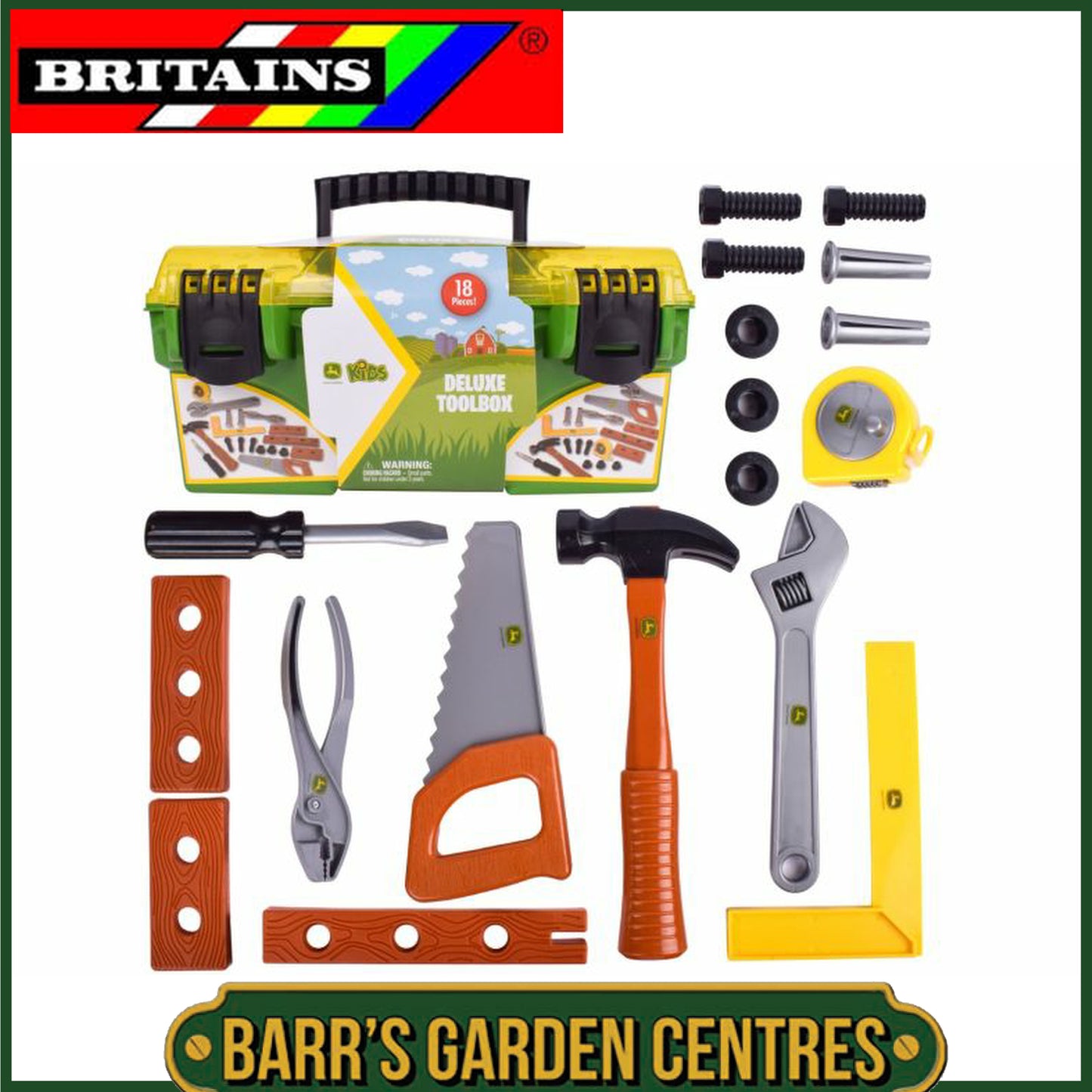 BRITAINS John Deere Deluxe Tool Box