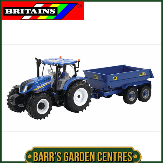 BRITAINS New Holland T6 Tractor with Trailer Play Set